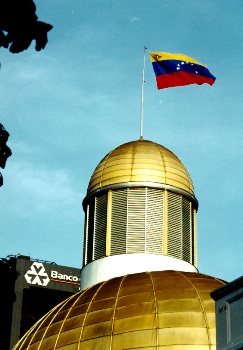 This photo of the dome of the Venezuelan Congress in Caracas, Venezuela was taken by photographer Marielisa Muller from Boca Raton, Florida. 